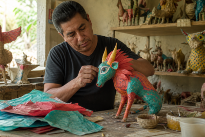 ¿Qué cuenta una pieza de cartonería mexicana?