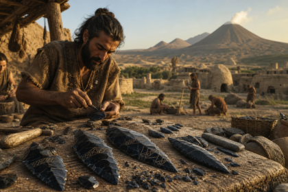 Once nuevas puntas de flecha grabadas amplían un enigma neolítico de 9.000 años