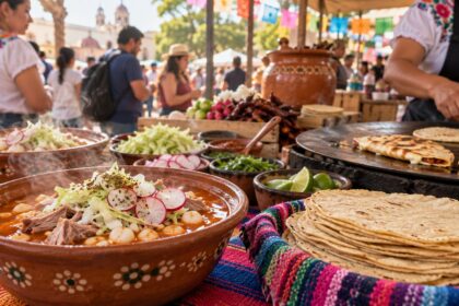 Feria del Maíz en Los Pinos: pozole, quesadillas y cocina de humo