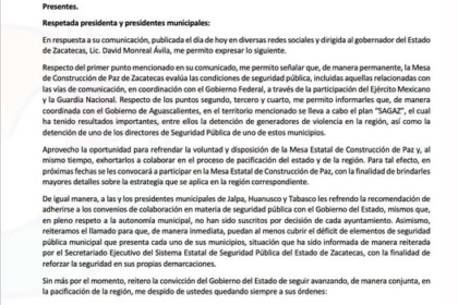 Mesa de Paz convocará a alcaldes para explicar la estrategia de seguridad en la región