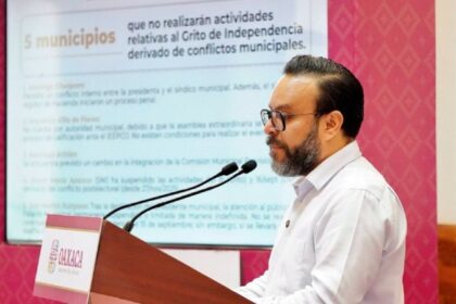 Cinco municipios de Oaxaca cancelan fiestas patrias por conflictos internos
