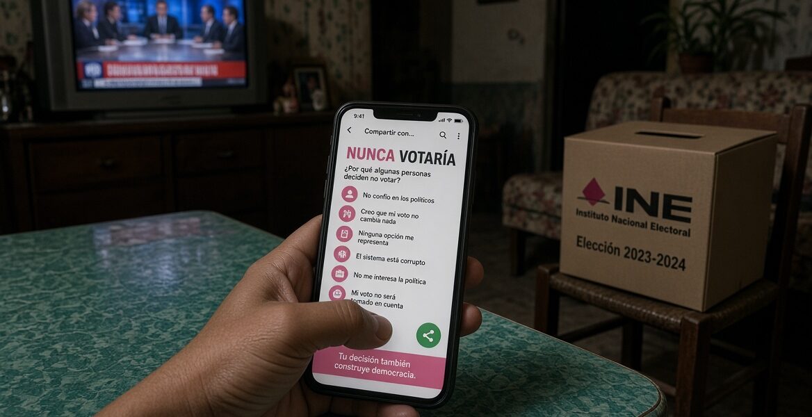40.1% dice que “nunca votaría por Morena” y tú que dices